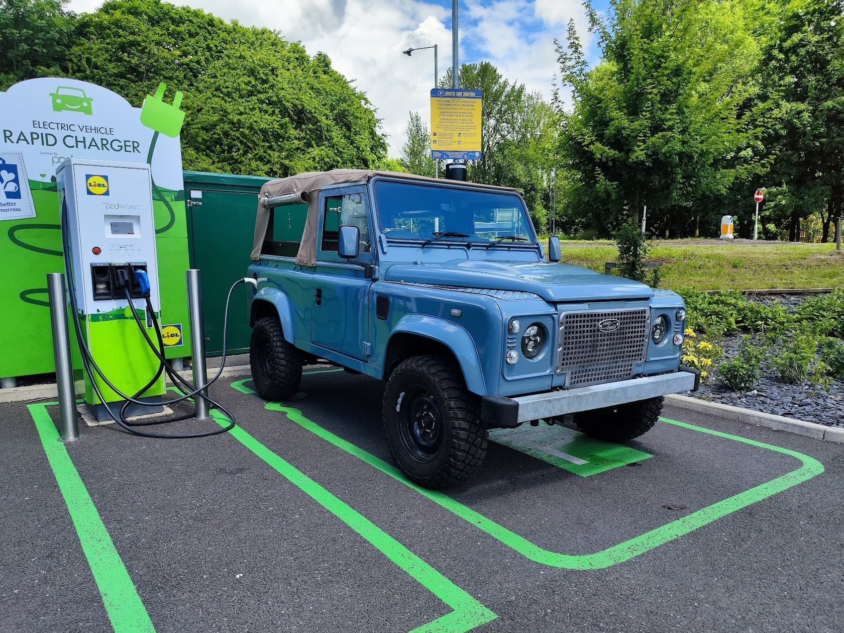 Classic vehicle undergoing a considered electric conversion
